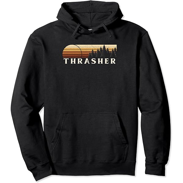 Amazon.com: THRASHER Flame Hoodie Navy Small : Clothing, Shoes